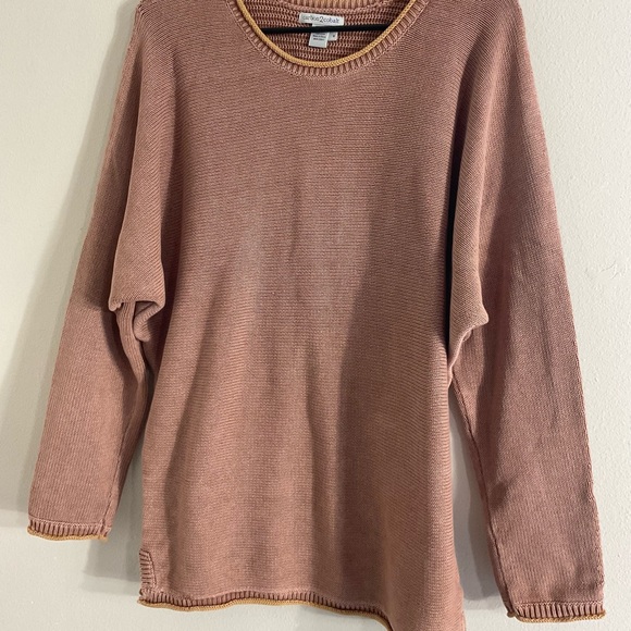 Carbon 2 Cobalt 100% Cotton Pullover Cable Knit Sweater Mens Size Medium - Picture 2 of 9